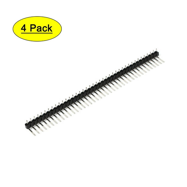 Water & Wood 10pcs 40 Pin 2.54mm Single Row Straight Male & Female Pin Header Strip 